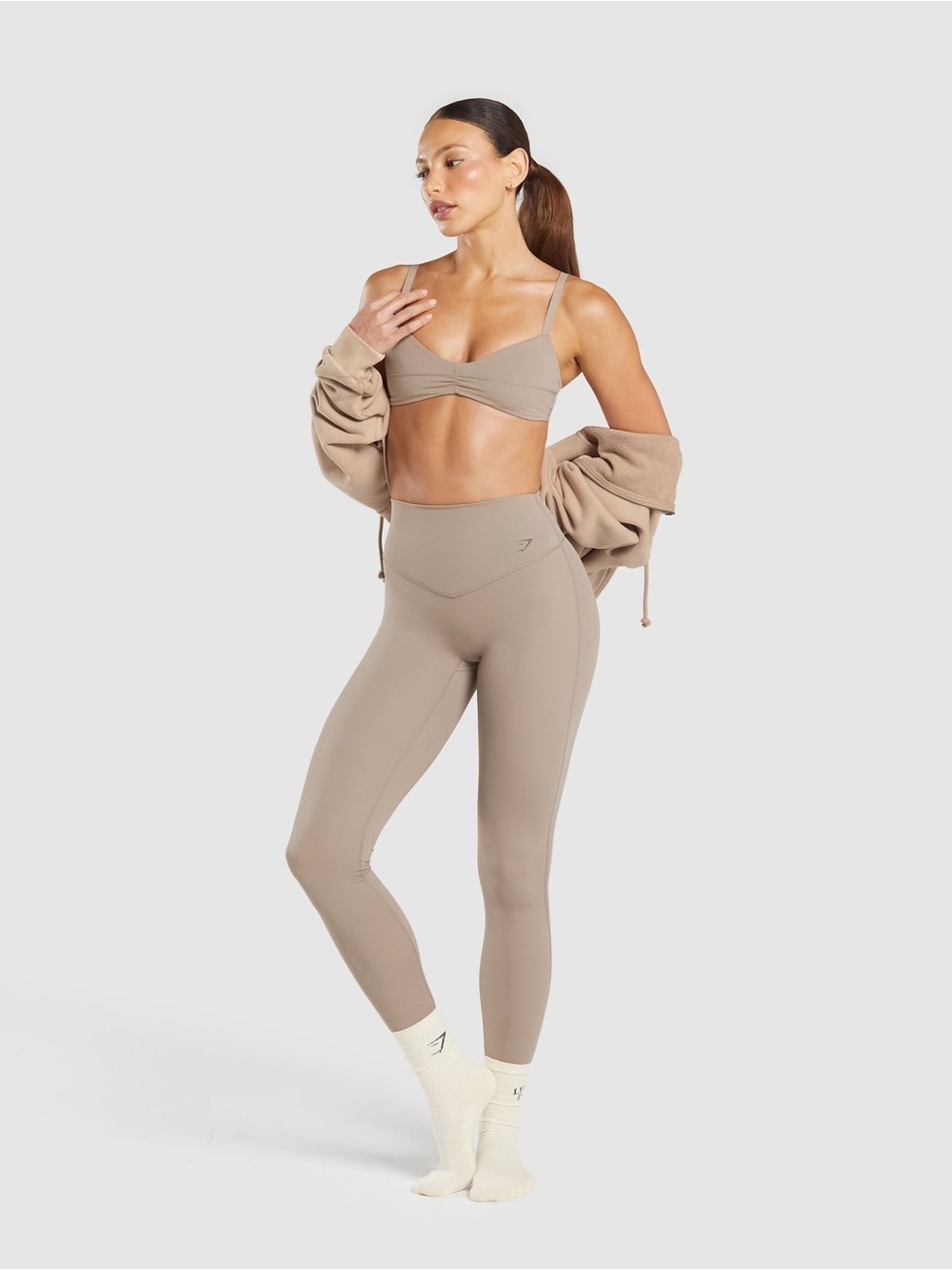 Gymshark Elevate Leggings 2.0 - Lifestyle Brown